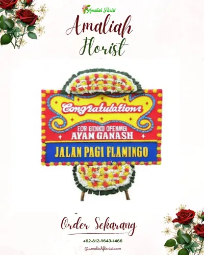 Bunga Papan Congratulation di Duda Timur